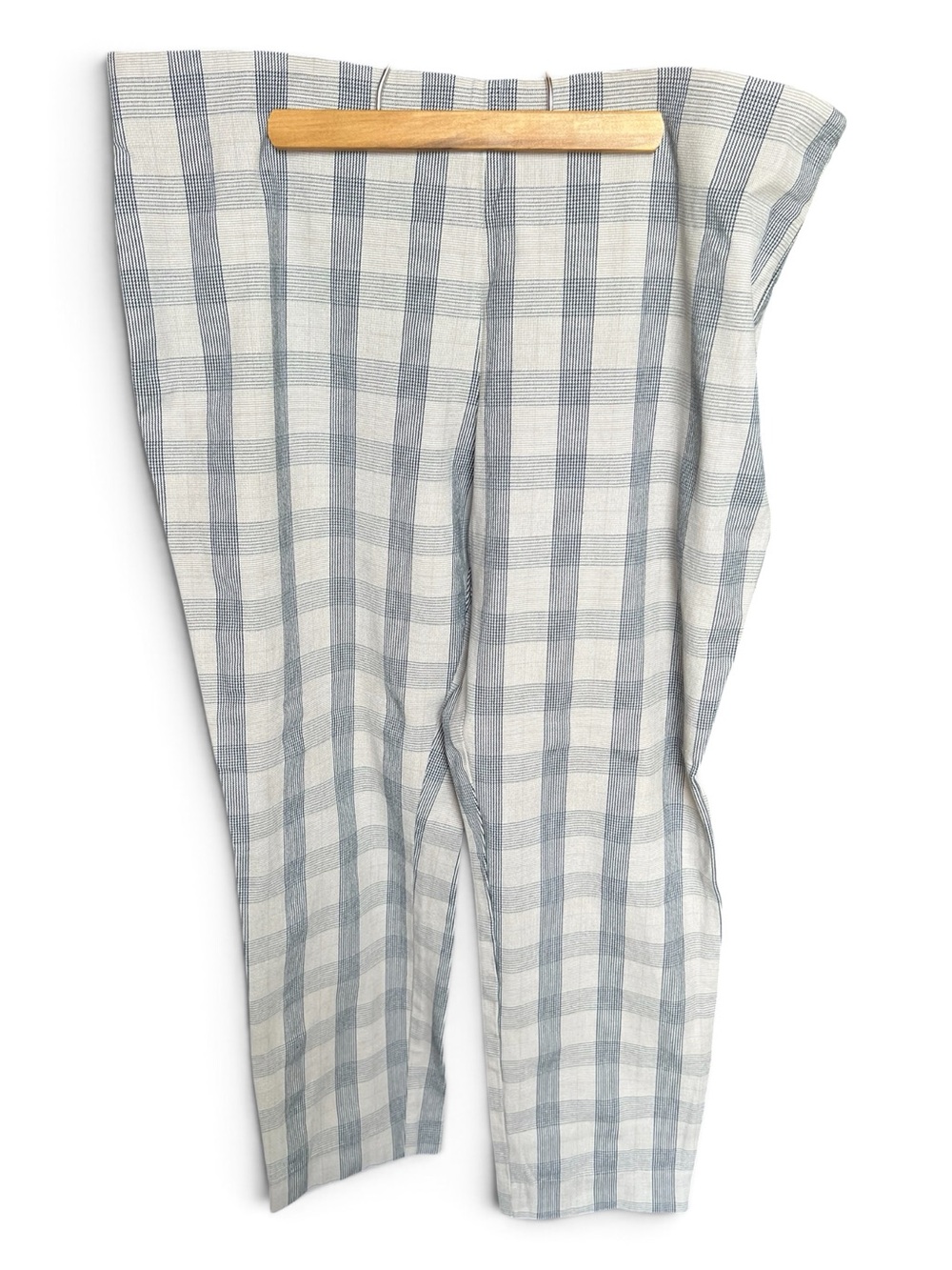 a new day Women’s Plaid, Side-Zip Pants in Tan & Black